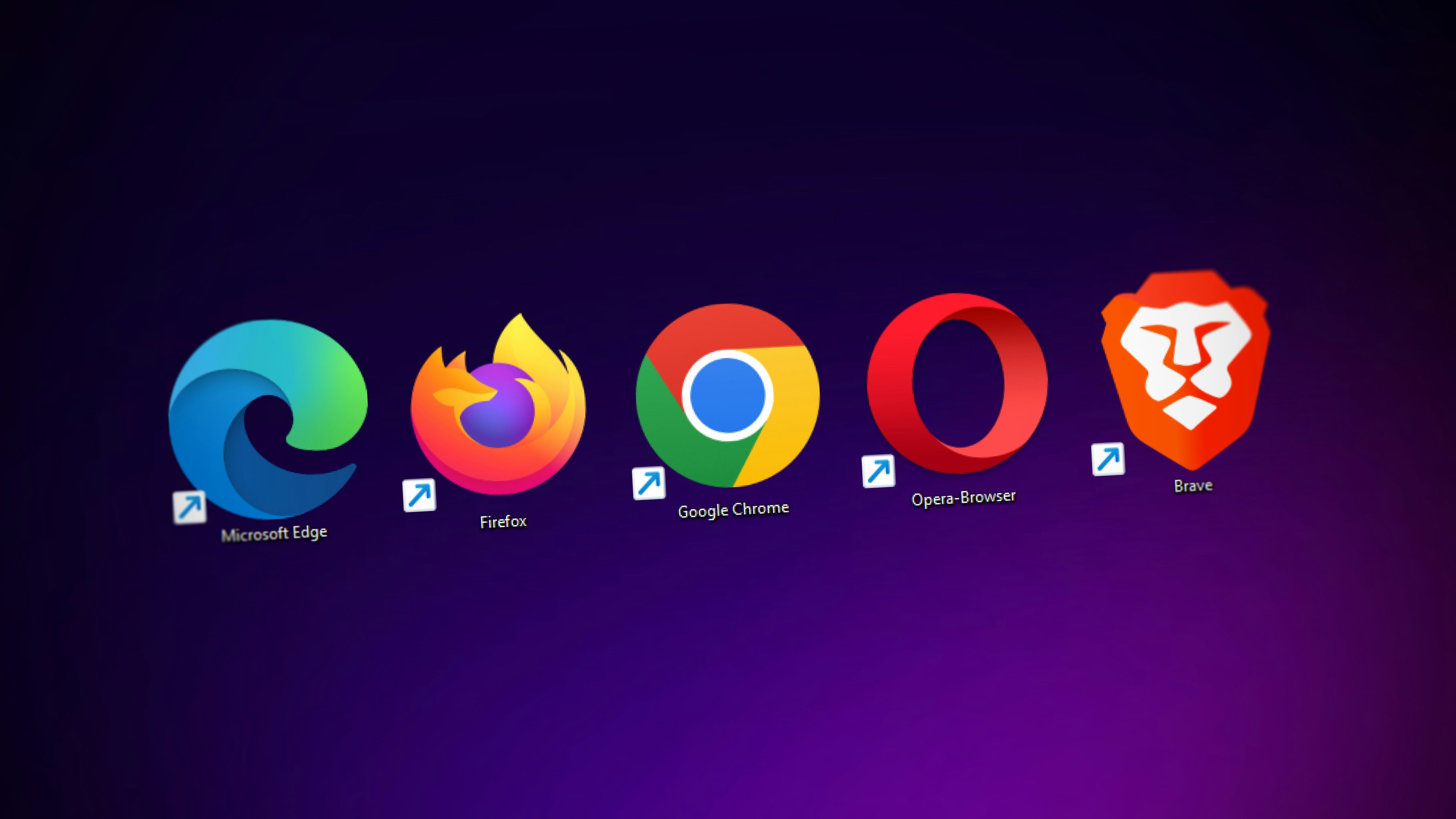 Desktop screen showing multiple browser logos including Chrome.